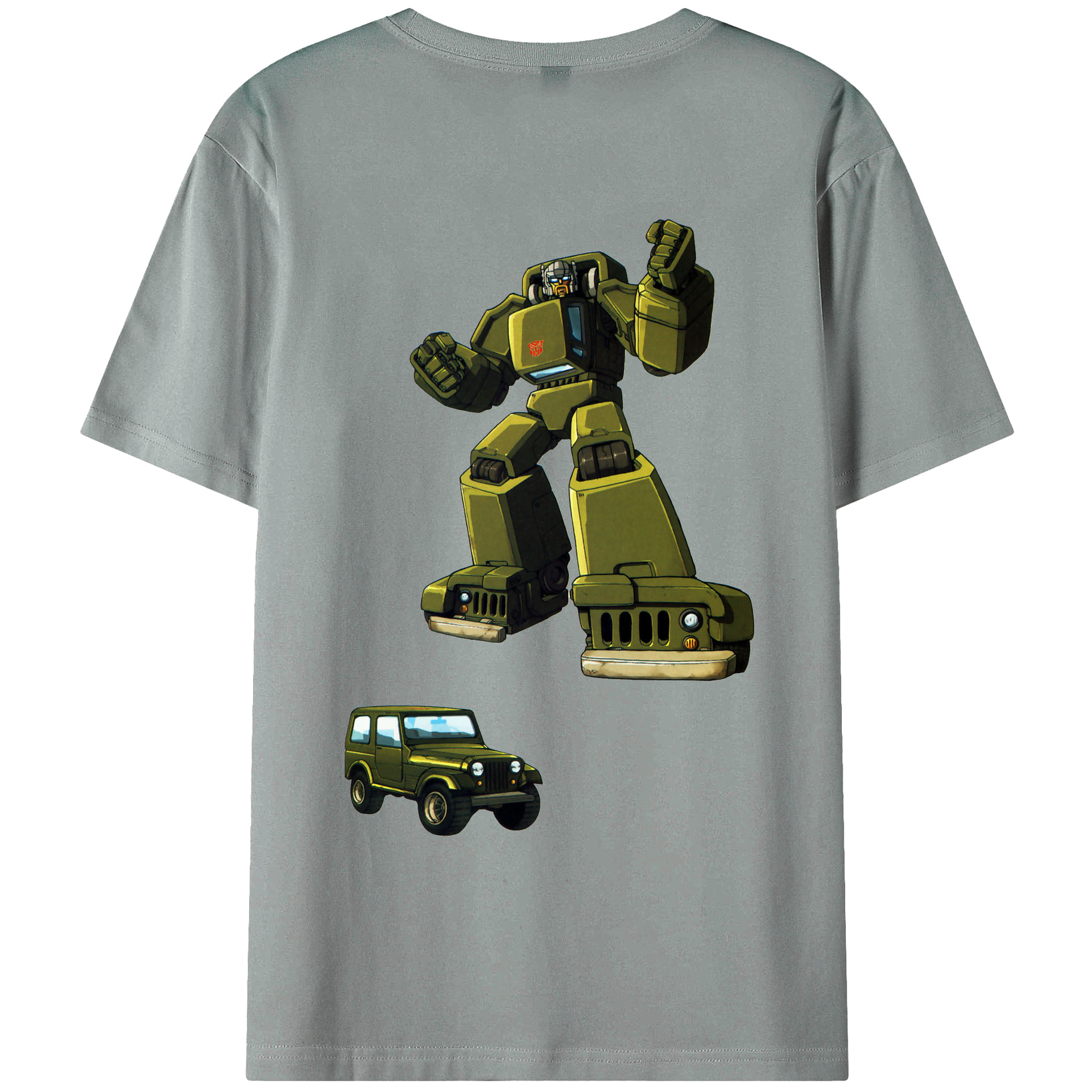 （画像用）  綿100％ メンズ半袖Tシャツ（バックプリント） 通気性